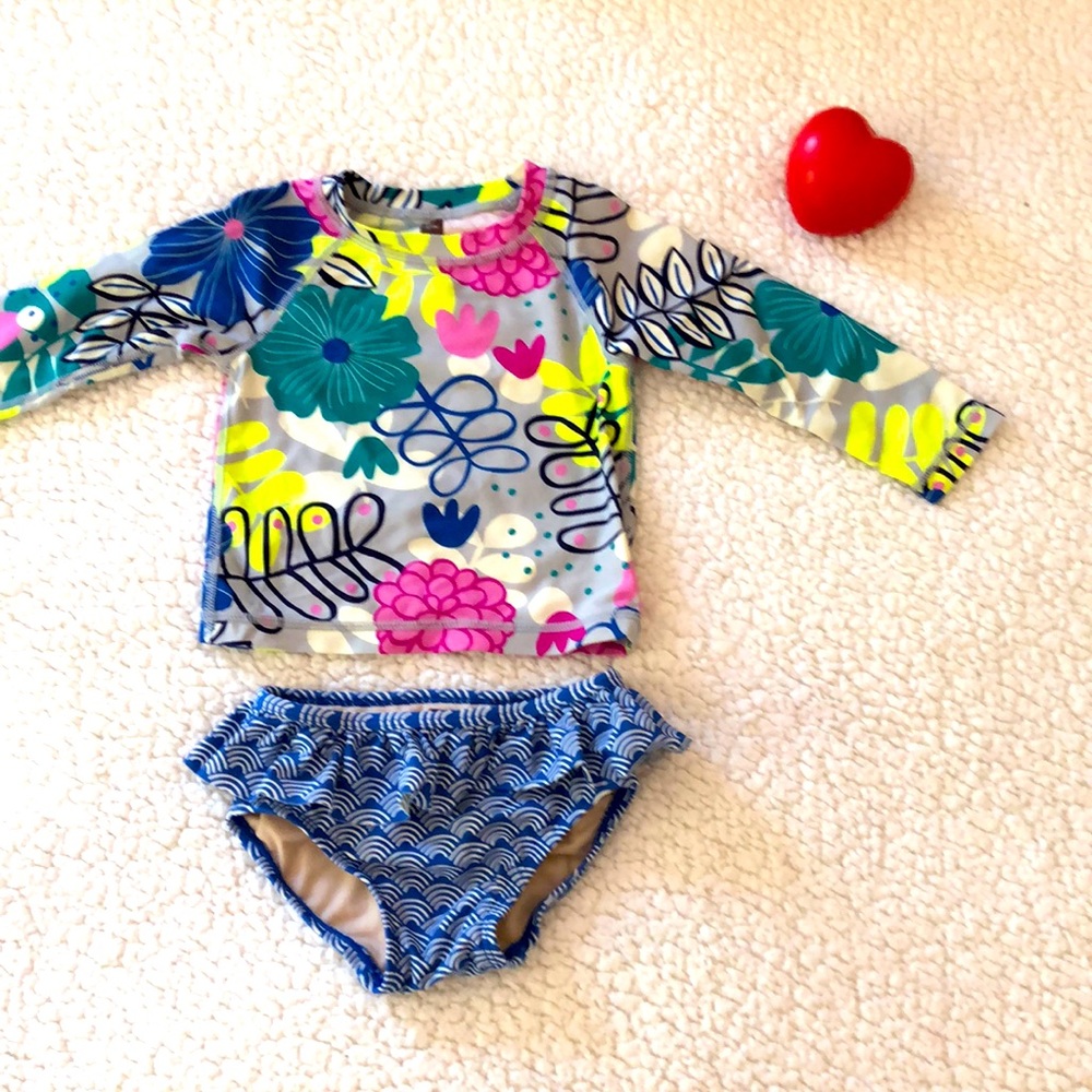 Tea Collection brand 12-18 months swimsuit set